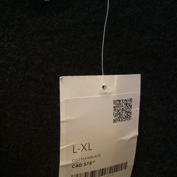 OAK + FORT BNWT boxy oversized cardigan. Black. L/XL - Picture 5 of 6